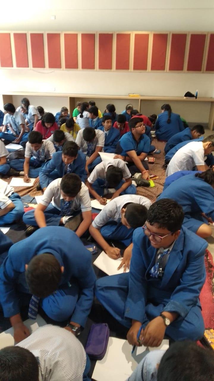 Drawing Competition By Vigyan Samagam Purushottam Bhagchandka Academic School