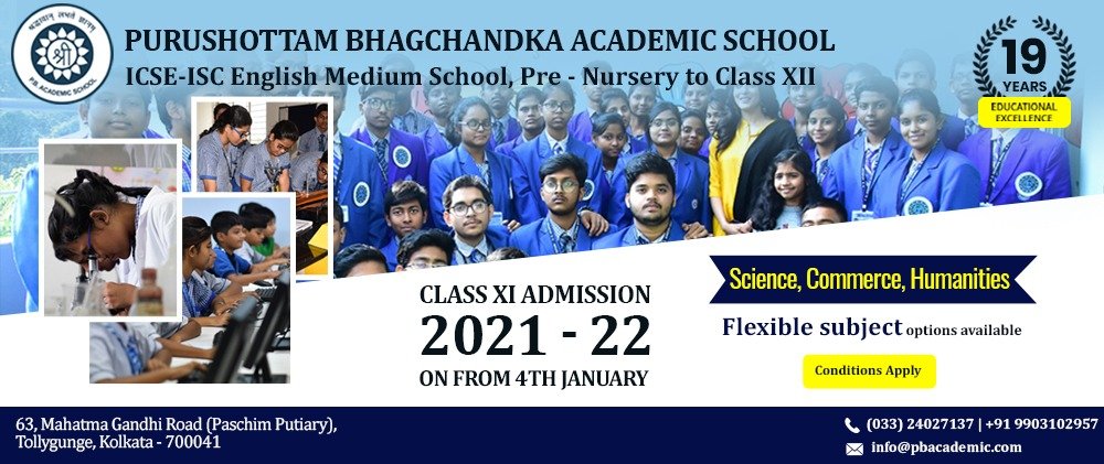 kolkata school new admission in 2021-22